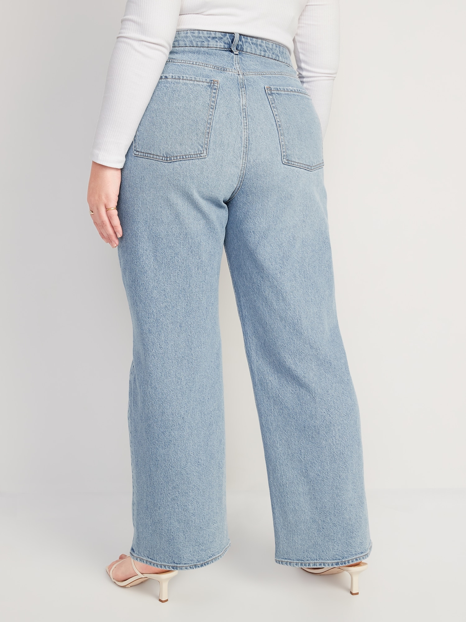 Old Navy Women's High-Waisted Wide-Leg Jeans