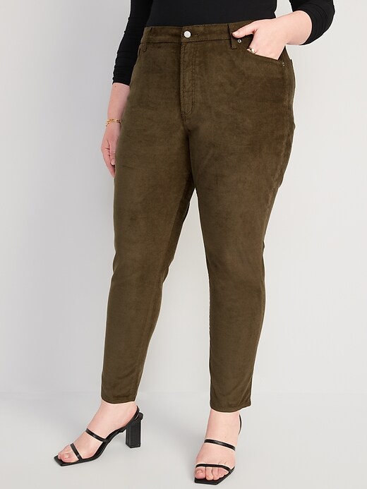 Image number 5 showing, High-Waisted O.G. Straight Corduroy Ankle Pants for Women