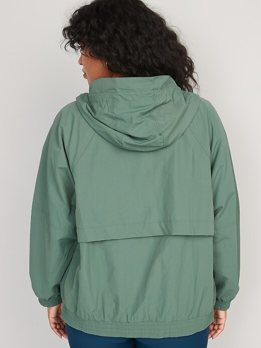 Image number 5 showing, Water-Resistant Hooded Performance Zip Jacket for Women
