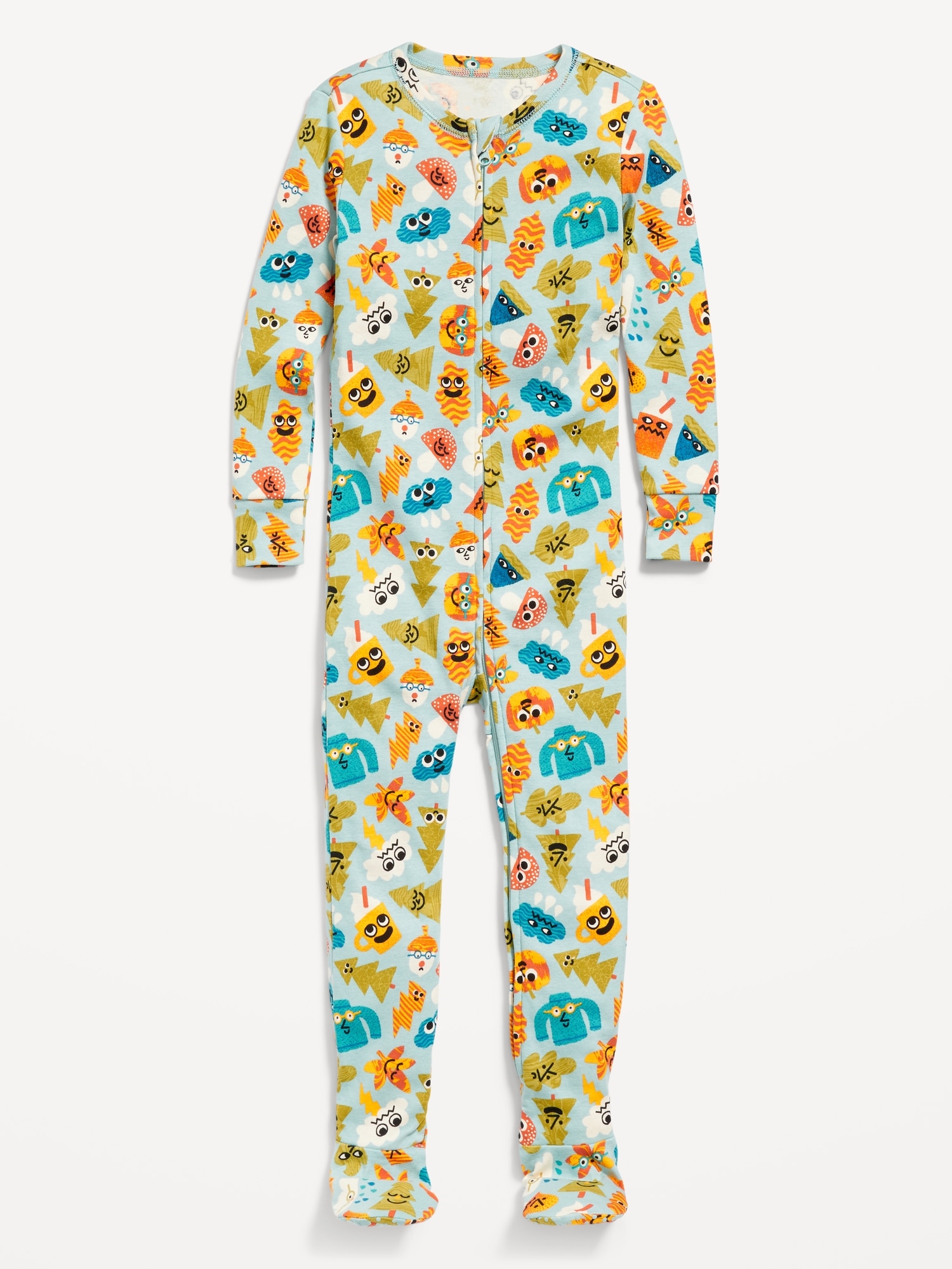 Unisex 2 Way Zip Sleep Play Footed Pajama One Piece for Toddler