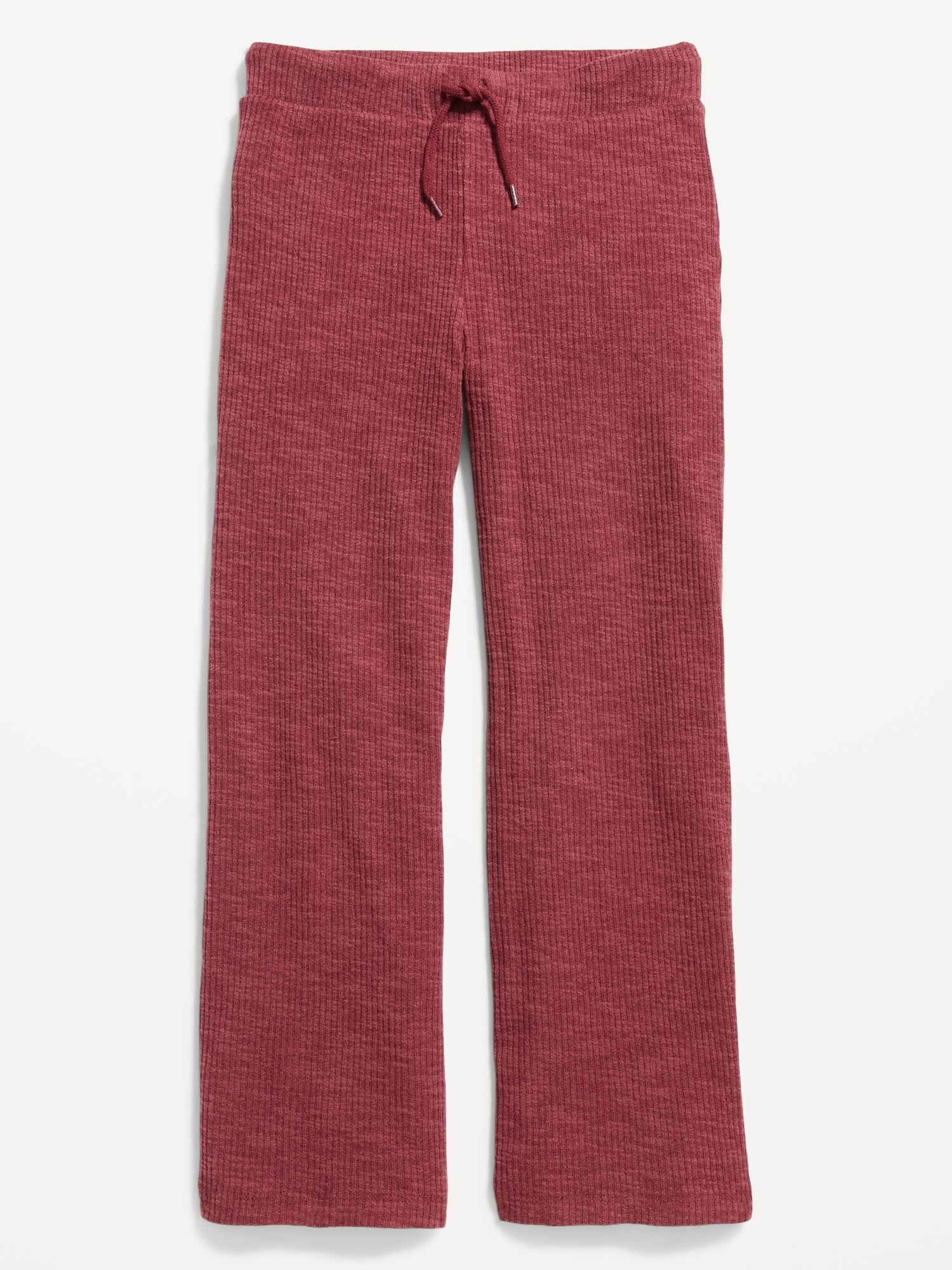 Cozy Rib-Knit High-Waisted Wide-Leg Pants for Girls | Old Navy