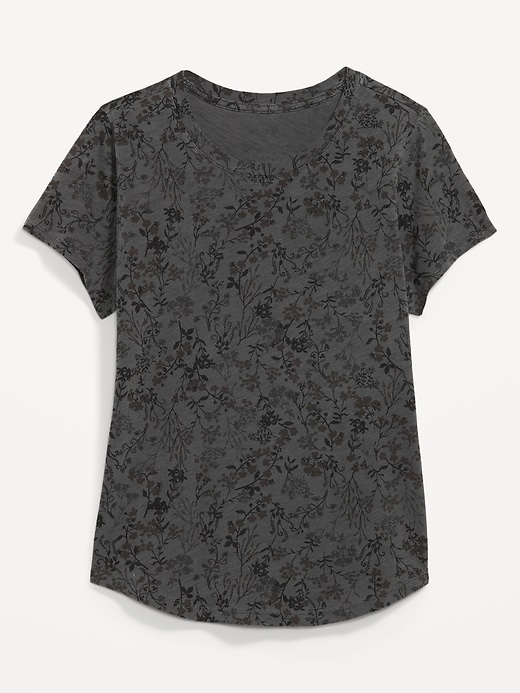 Image number 4 showing, EveryWear Floral Slub-Knit T-Shirt