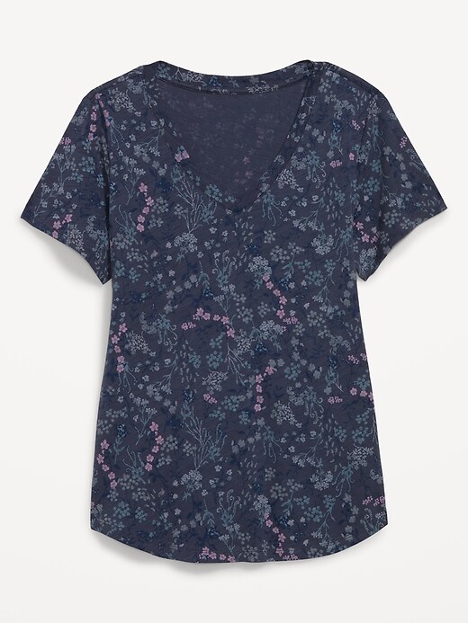 Image number 7 showing, EveryWear Floral Slub-Knit T-Shirt for Women