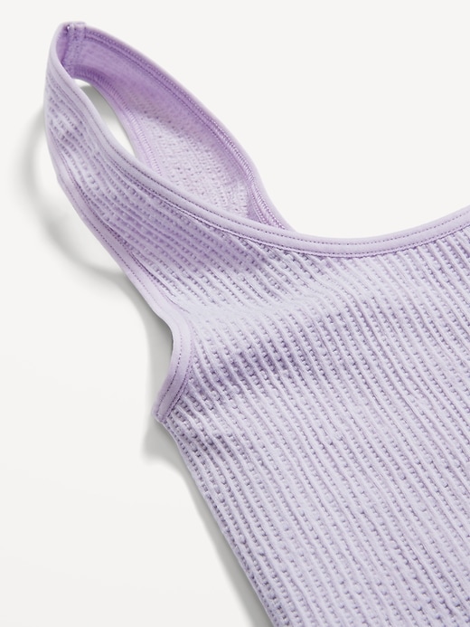 Image number 3 showing, Cropped Rib-Knit Seamless Cami Bra Top
