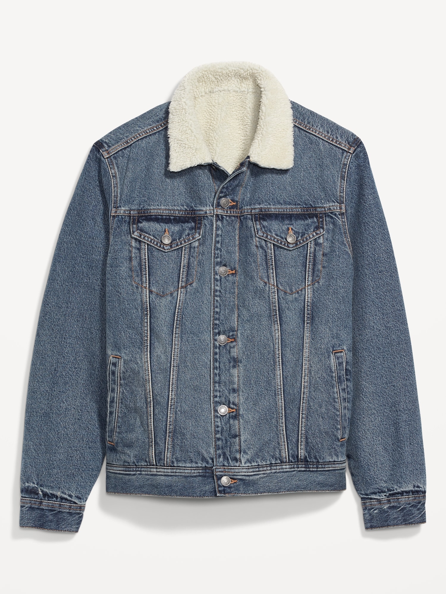 Levi's Women's Plus Size Sherpa Lined Denim Trucker Jacket 