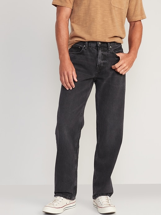 Original Loose Non-Stretch Black Jeans | Old Navy