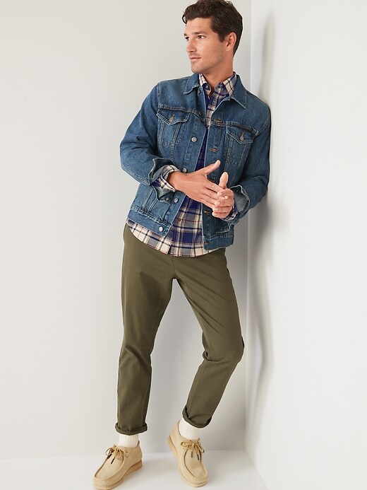Image number 3 showing, Slim Fit Built-In Flex Plaid Everyday Shirt