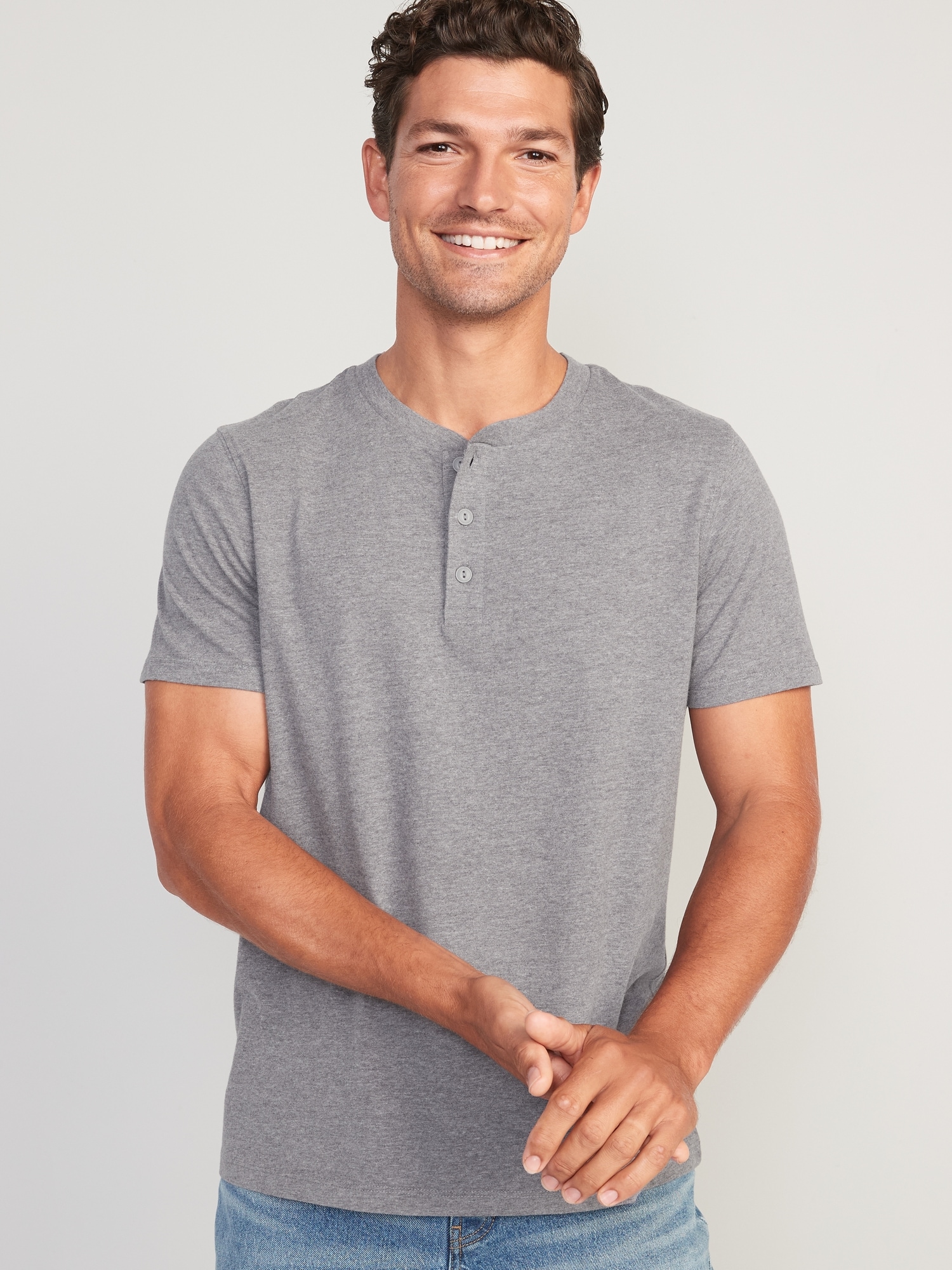 Old Navy Men's Soft-Washed Henley T-Shirt 3-Pack - - Tall Size XXL