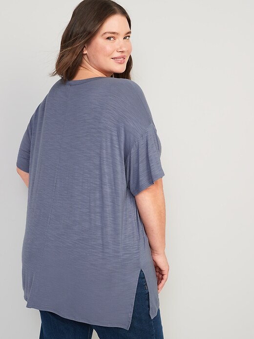 Image number 8 showing, Oversized Luxe Tunic T-Shirt for Women