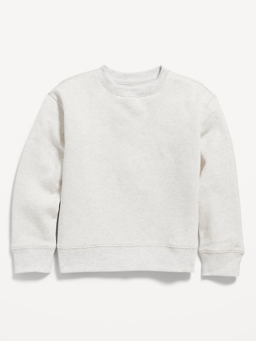 View large product image 2 of 3. Gender-Neutral Crew-Neck Sweatshirt for Kids
