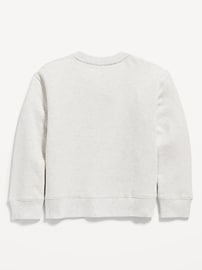 View large product image 3 of 3. Gender-Neutral Crew-Neck Sweatshirt for Kids