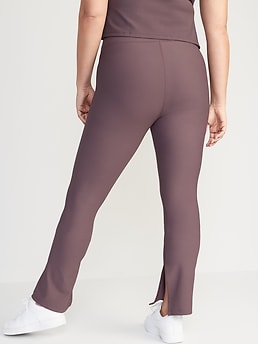 OverDose Boutique Women Ribbed Seamless Flare Leggings High Waist Yoga Pants  Plus Size Womens Yoga Pants with Pockets (BU1, S) : : Fashion