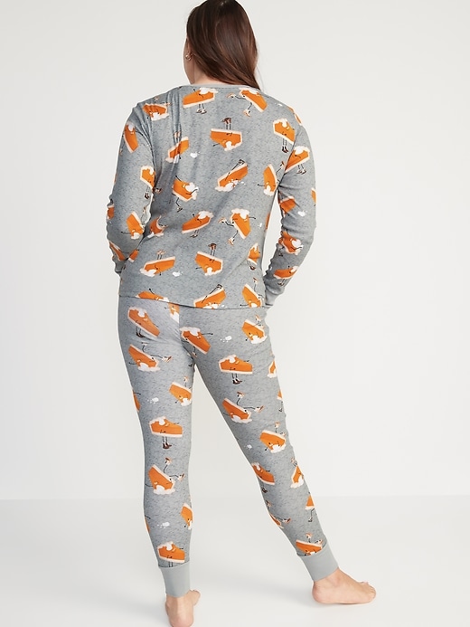 Image number 8 showing, Matching Graphic Pajama Set for Women