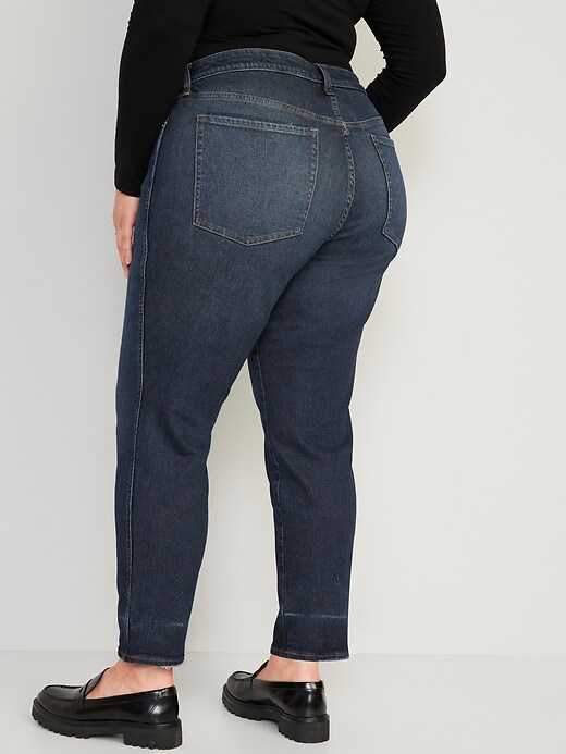 Image number 8 showing, High-Waisted O.G. Straight Cotton-Hemp Blend Jeans for Women