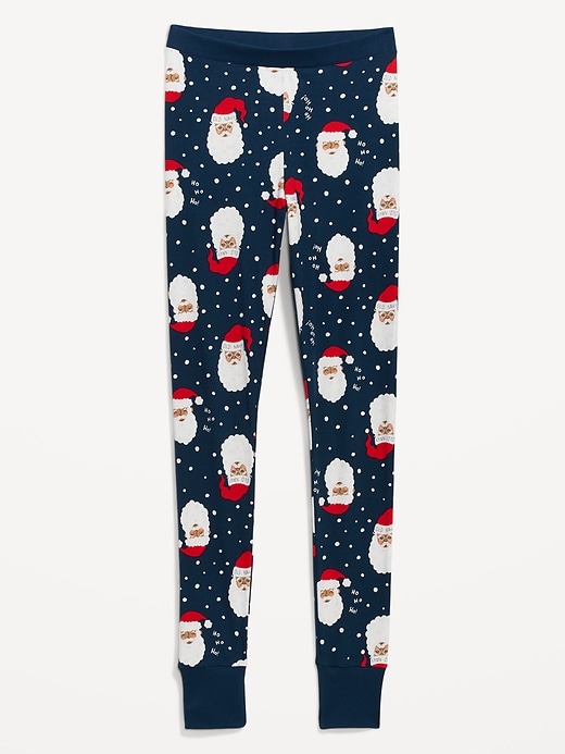 Image number 3 showing, Mid-Rise Matching Printed Pajama Leggings