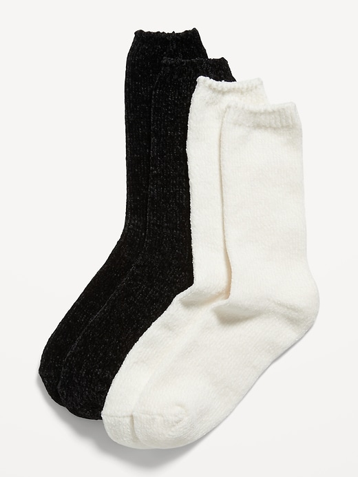View large product image 1 of 1. Cozy Chenille Socks 2-Pack for Women