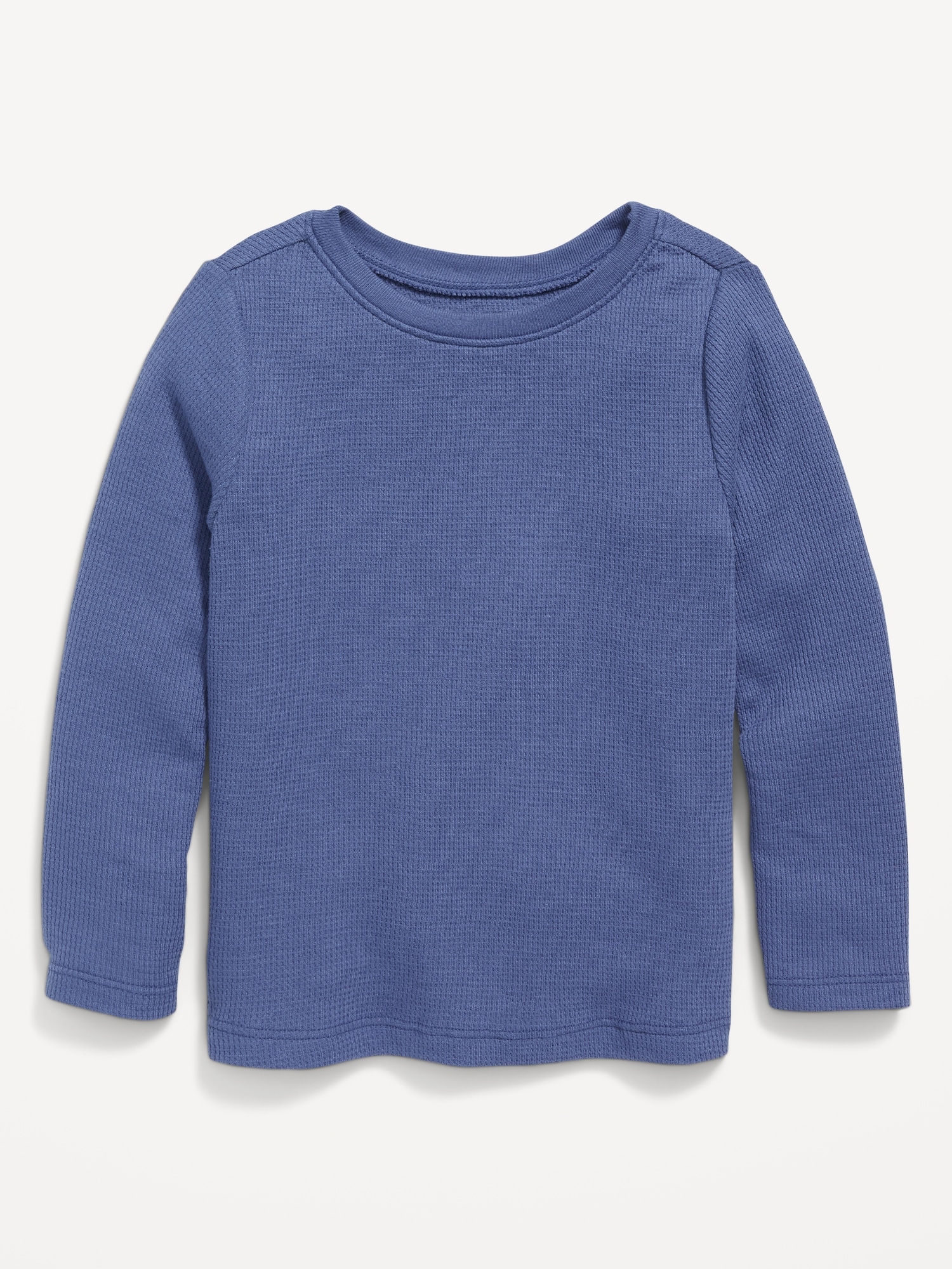 Oldnavy Unisex Solid Long-Sleeve Thermal-Knit T-Shirt for Toddler