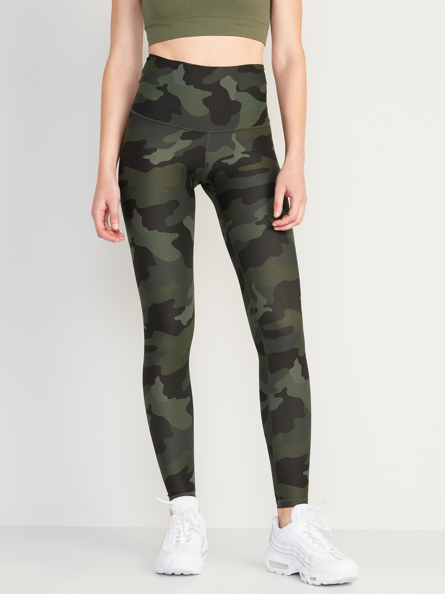Old Navy - Extra High-Waisted PowerSoft Leggings for Women green