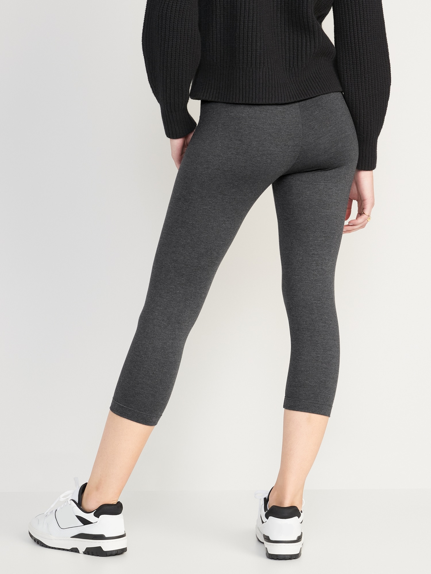 Striped Capri & Legging in Grey and Black [Ultra Luxe Fabric] –  KIAVAclothing