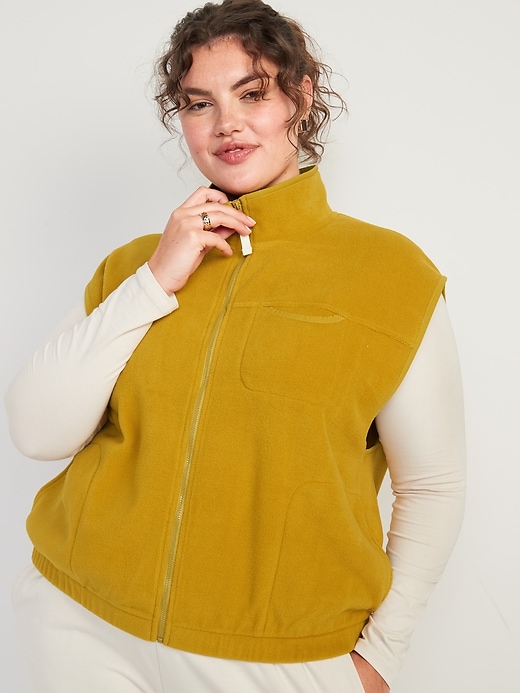 Image number 7 showing, Fleece Zip Vest