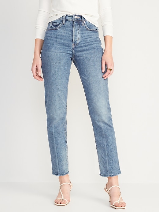 Women’s High-Rise Straight Jeans on sale for $18 