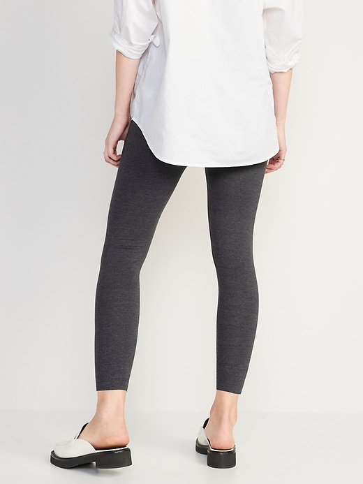 Image number 2 showing, High Waisted 7/8-Length Leggings For Women