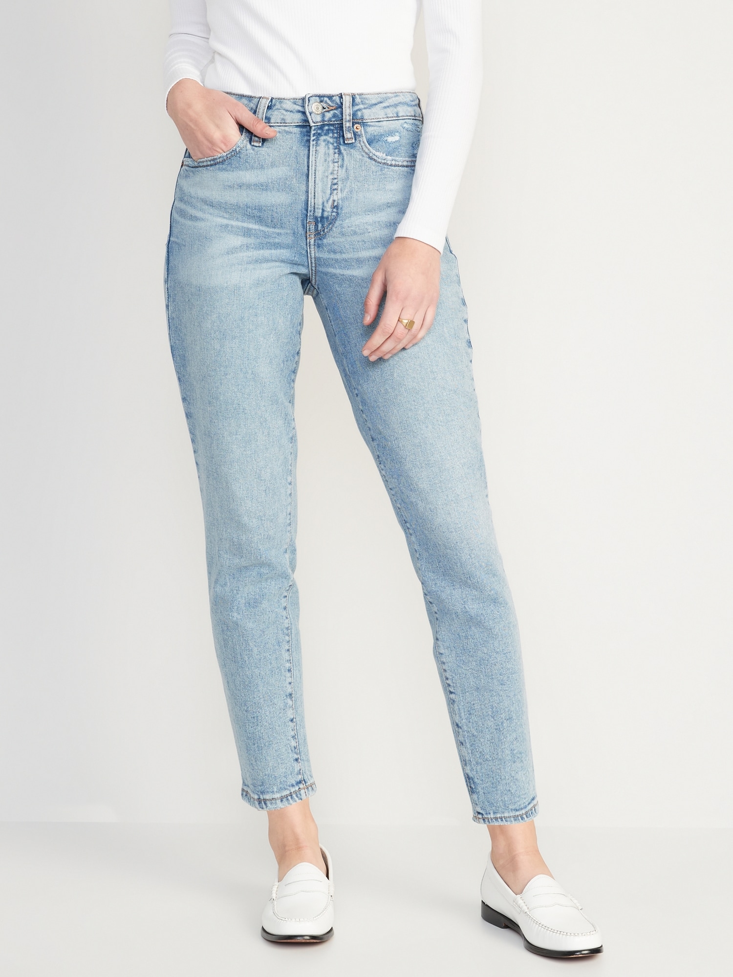 High-Waisted O.G. Straight Jeans for Women