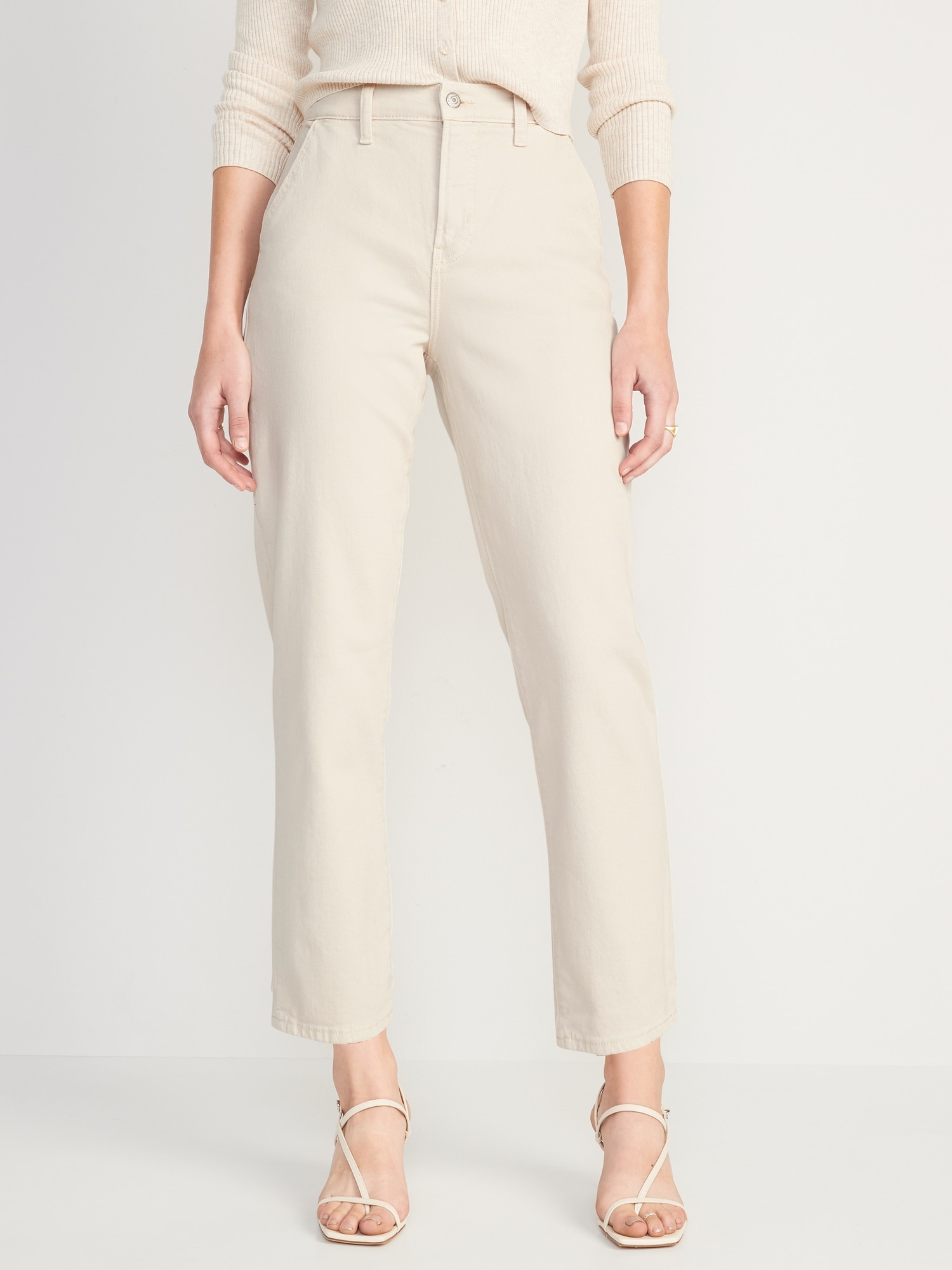 Extra High-Waisted Sky-Hi Straight Workwear Jeans for Women | Old Navy