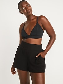 View large product image 5 of 8. Mesh V-Neck Bralette Top
