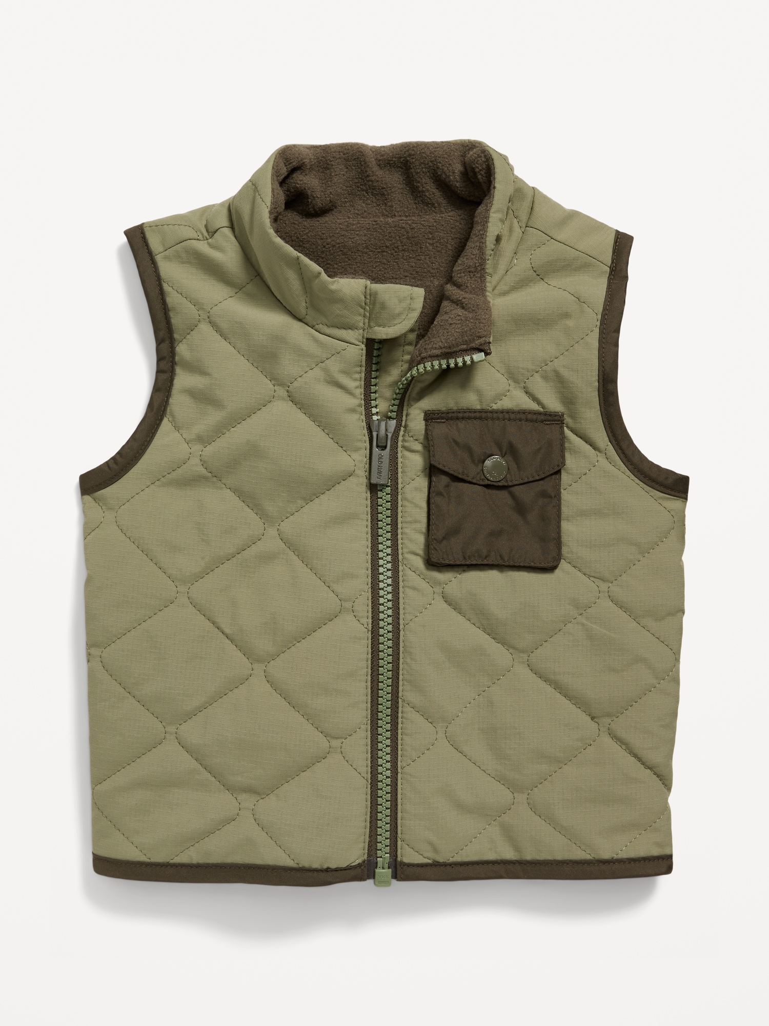 Unisex Quilted Nylon Zip Vest for Baby Old Navy