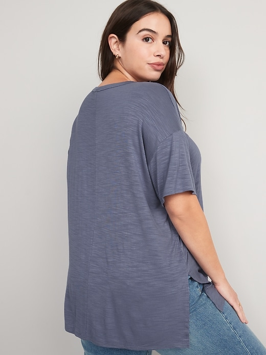 Image number 6 showing, Oversized Luxe Tunic T-Shirt for Women