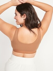 View large product image 6 of 8. Supima® Cotton-Blend Bralette Top