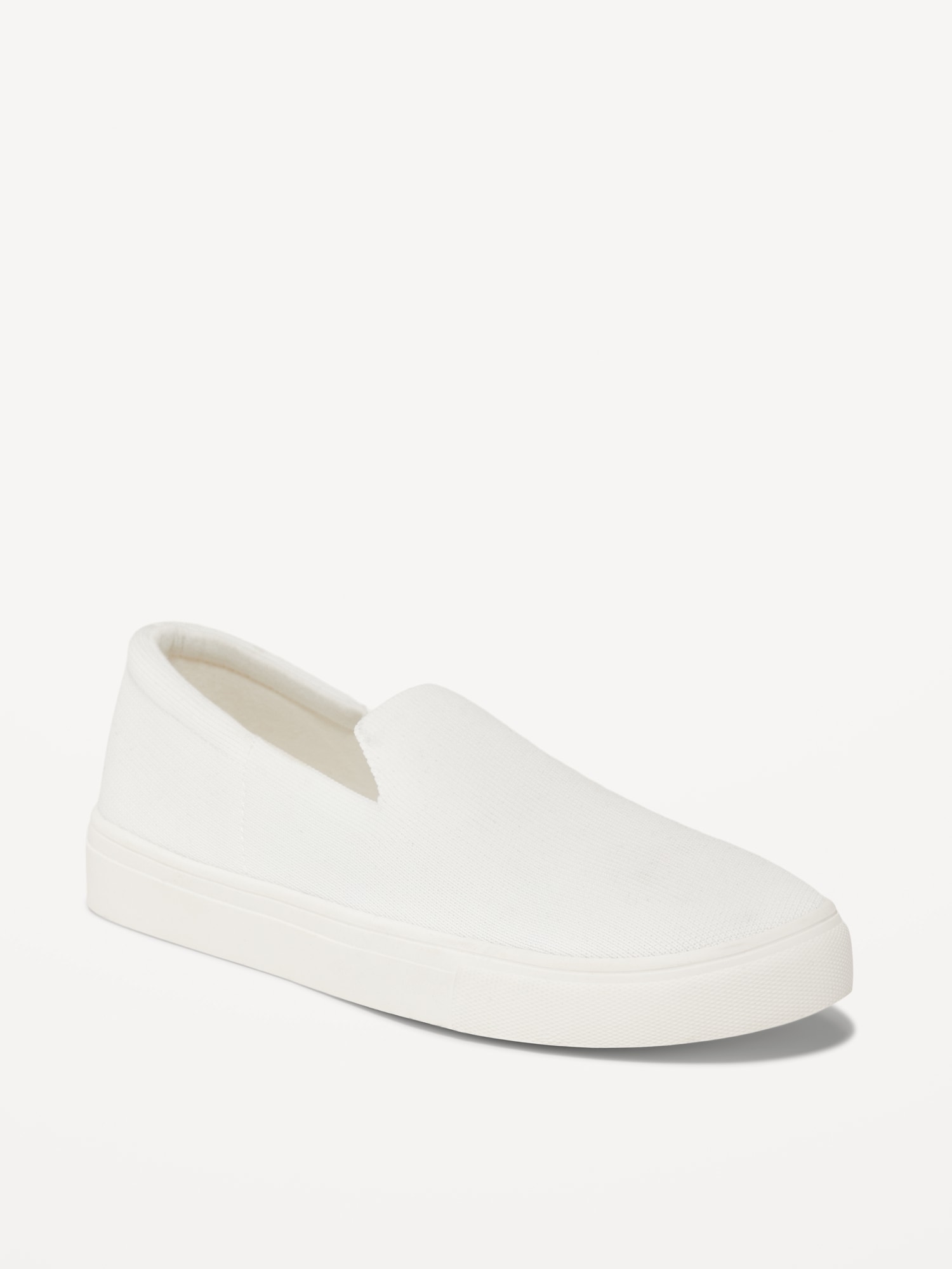 Old Navy Soft-Knit Slip-On Sneakers for Women white. 1