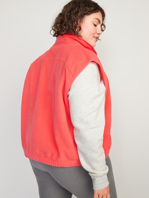 Image number 8 showing, Fleece Zip Vest