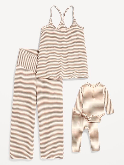 Image number 5 showing, Maternity Sunday Sleep Racerback Pajama Top and Pants Set