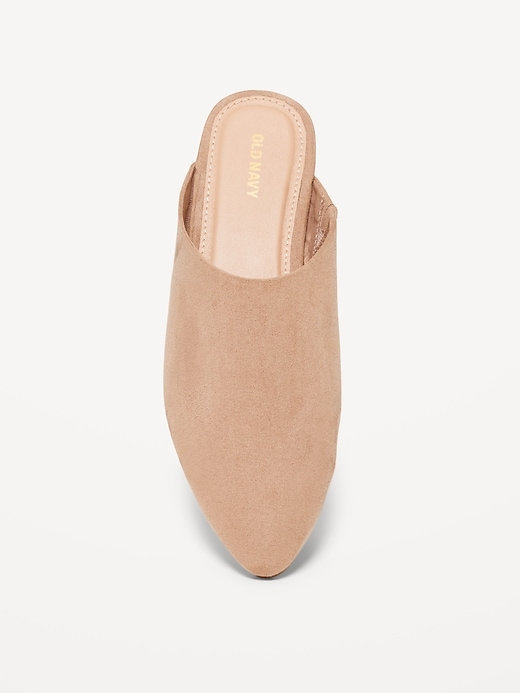 Image number 3 showing, Faux-Suede Mule Shoes