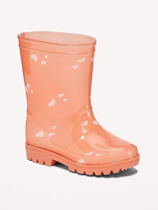 View large product image 1 of 1. Tall Printed Rain Boots for Toddler Girls