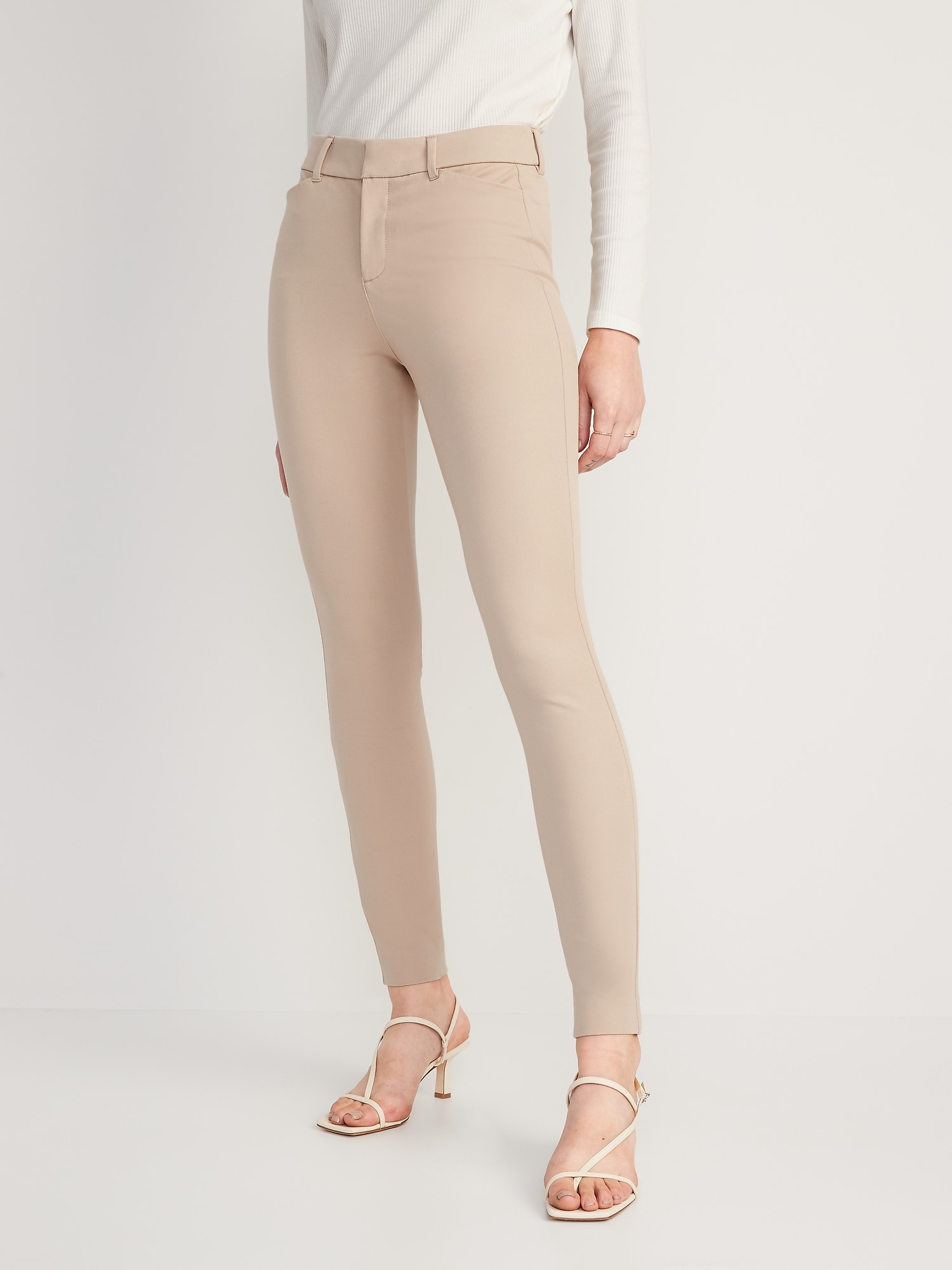 Get Lucky Beige Vegan Leather Pants | Leather pants, Faux leather pants,  Pants for women
