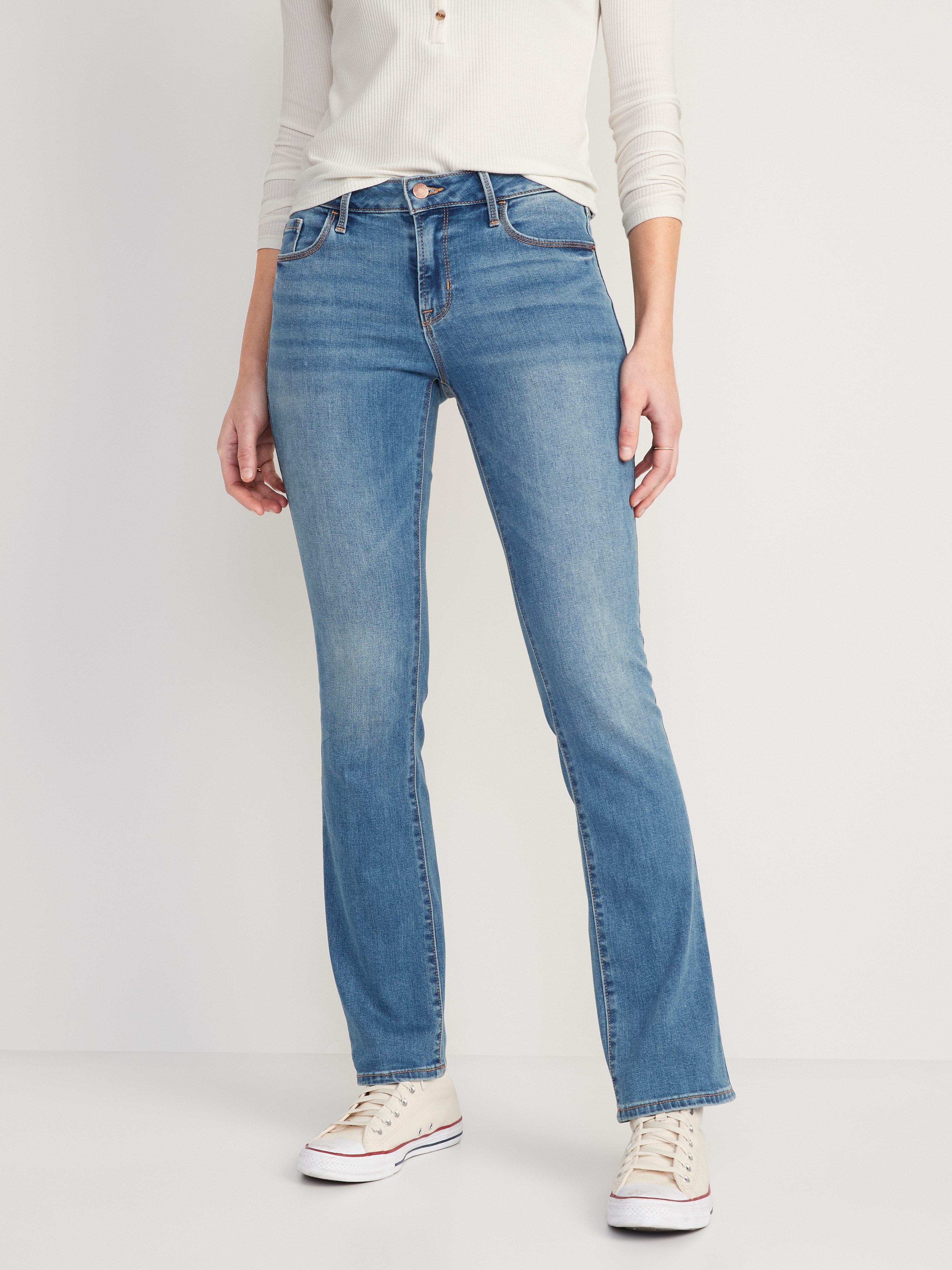 old navy kicker boot cut high rise jeans