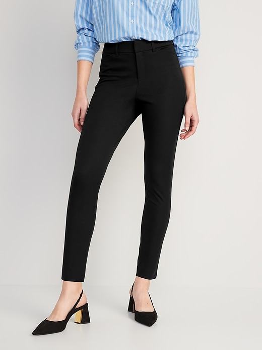 Image number 1 showing, High-Waisted Pixie Skinny Ankle Pants