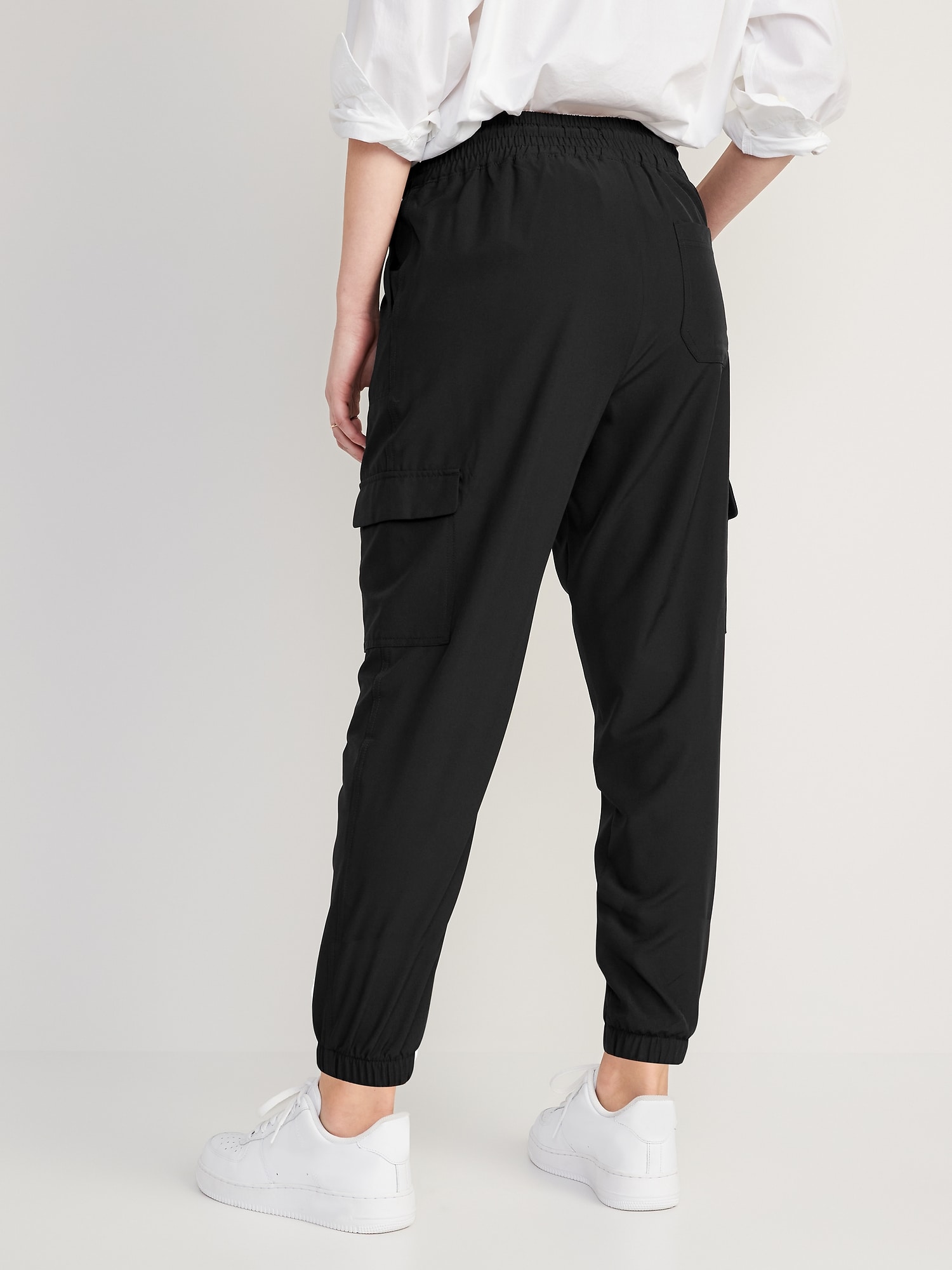 HighWaisted StretchTech Cargo Jogger Pants for Women Old Navy