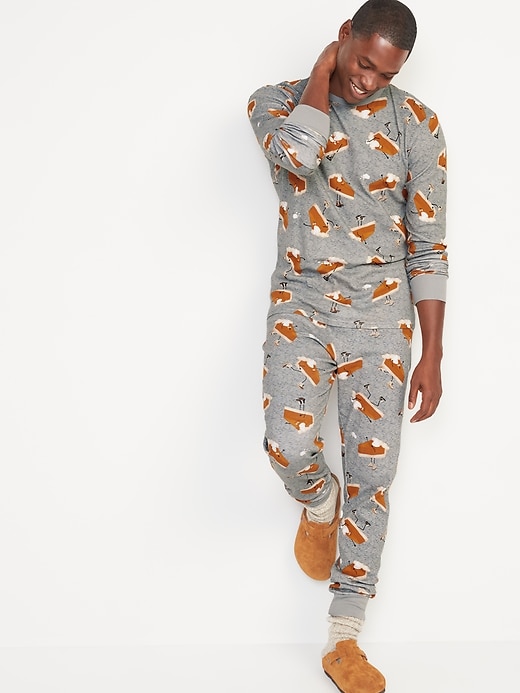 View large product image 1 of 3. Matching Printed Pajama Set