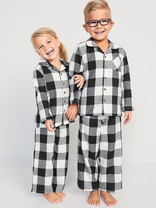 Image number 3 showing, Unisex Matching Print Pajama Set for Toddler & Baby