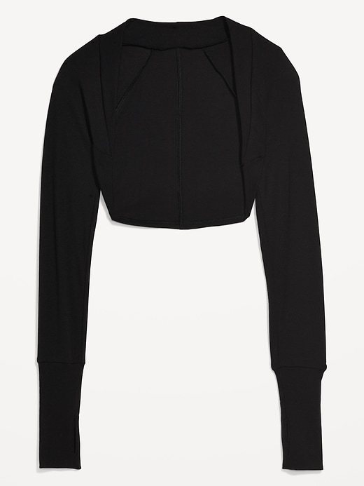 Image number 4 showing, Long-Sleeve UltraLite Rib-Knit Bolero Cardigan Sweater for Women