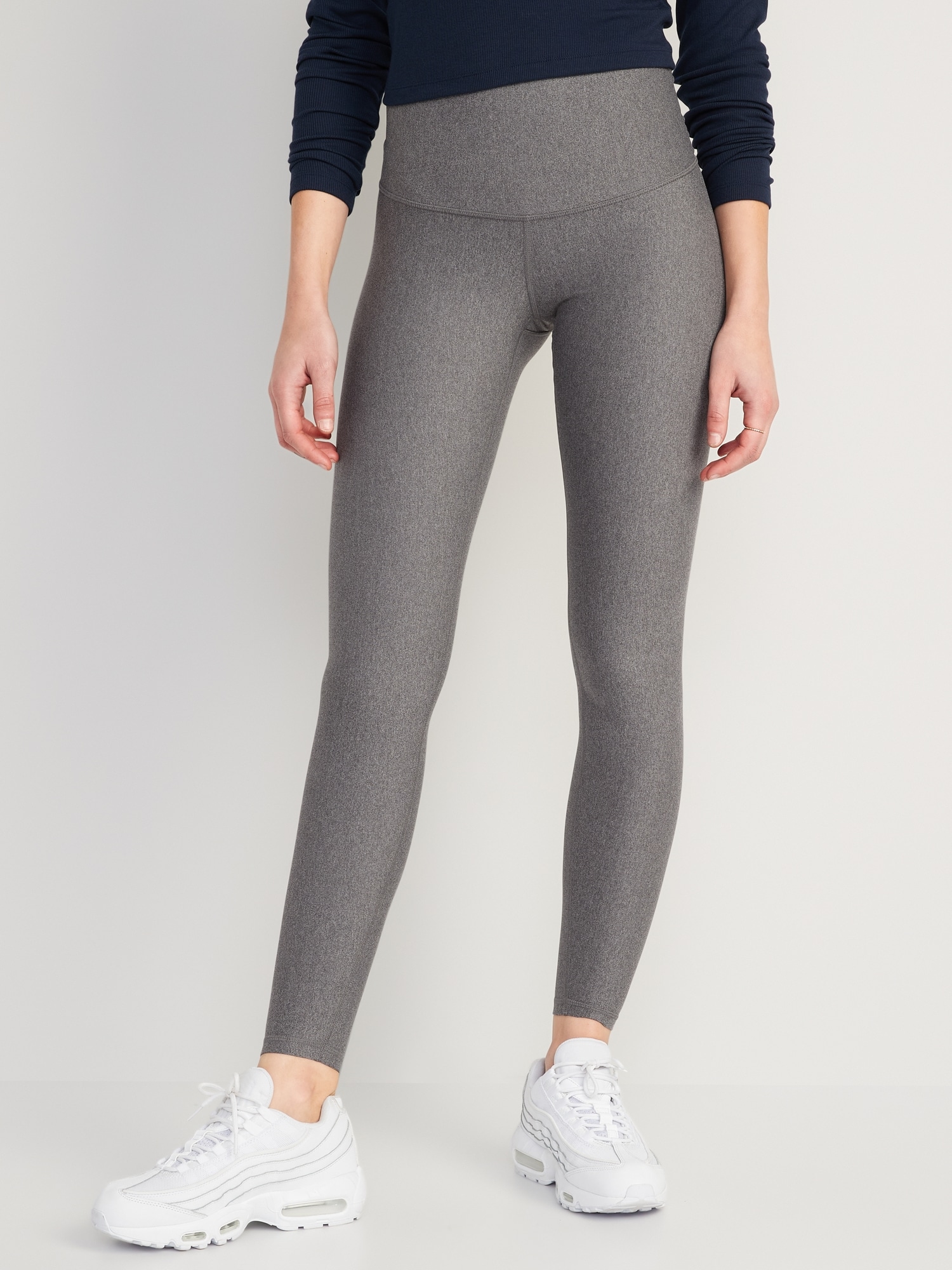 Old Navy Extra High-Waisted PowerSoft Leggings for Women gray. 1