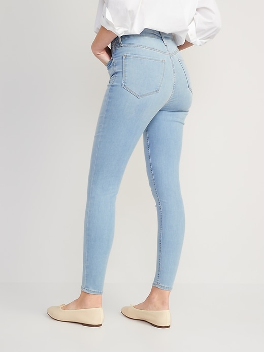 Image number 2 showing, FitsYou 3-Sizes-in-1 Extra High-Waisted Rockstar Super Skinny Jeans for Women