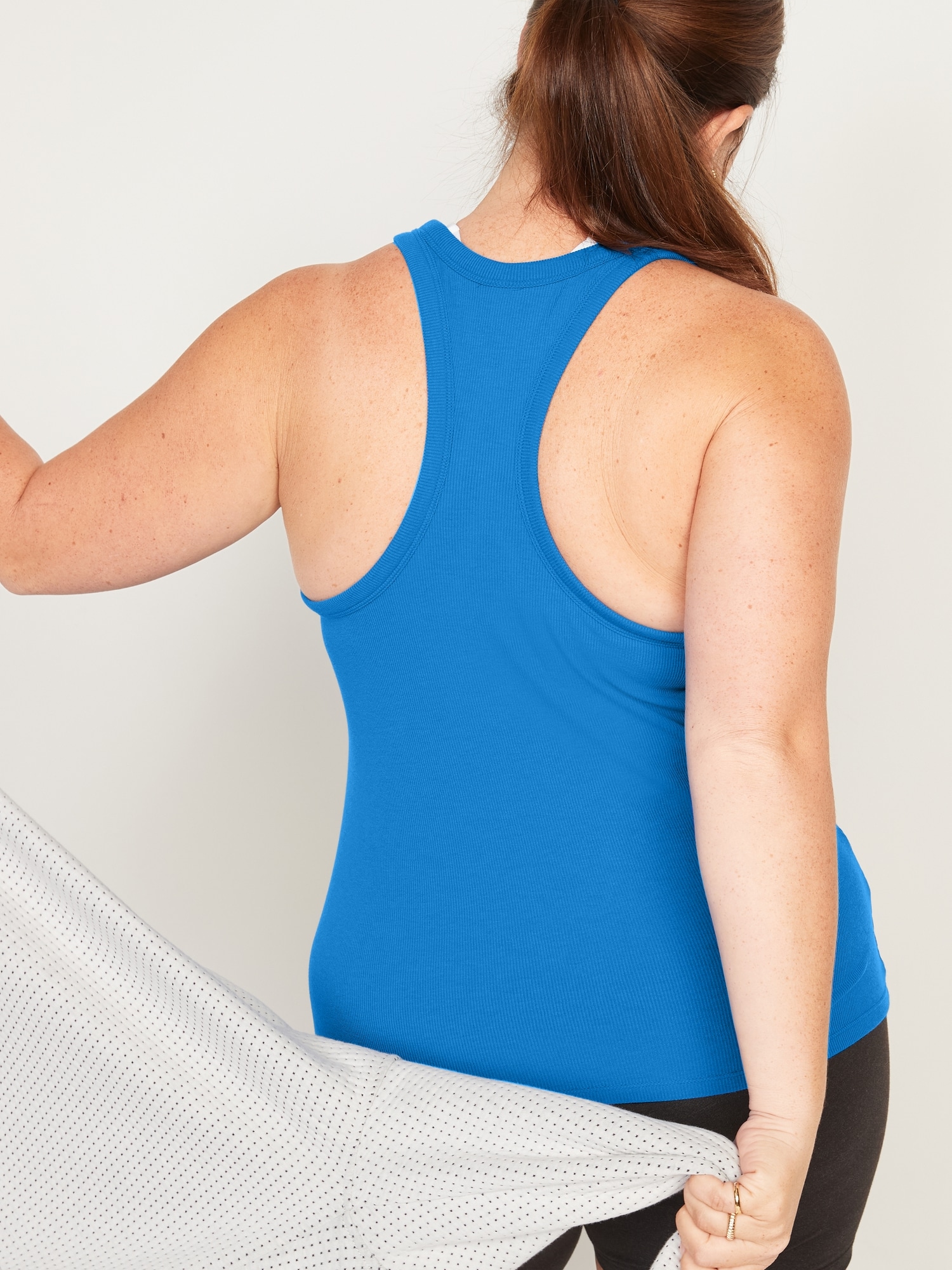 Maternity UltraLite Rib-Knit Racerback Tank Top