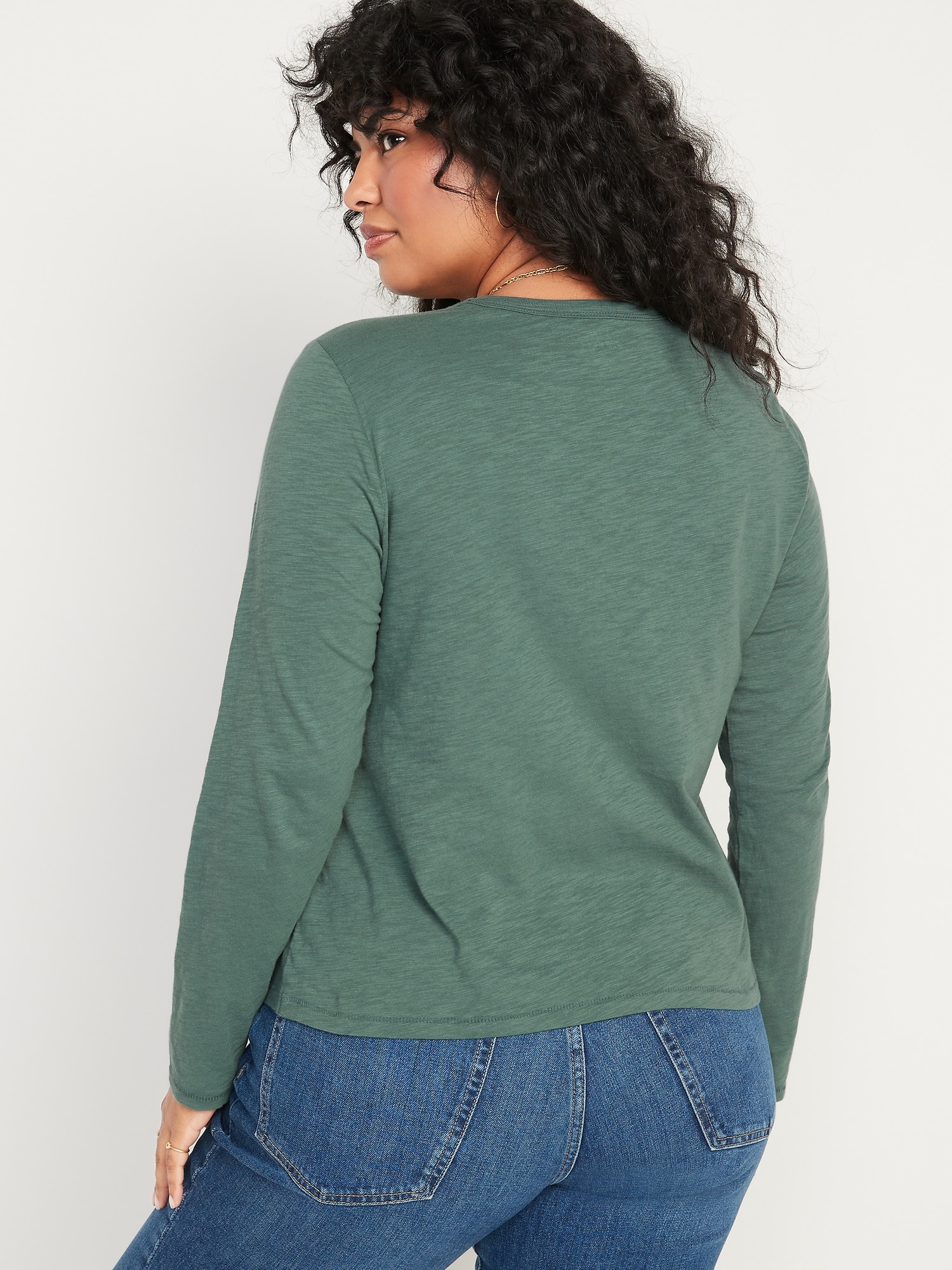 EveryWear Slub-Knit Long-Sleeved T-Shirt | Old Navy