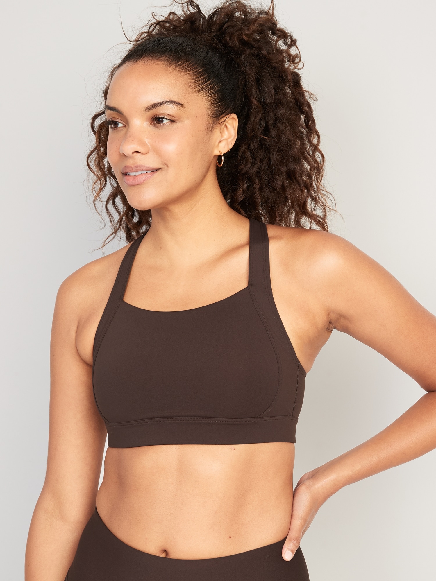 Old Navy - High Support PowerSoft Sports Bra for Women XS-XXL brown