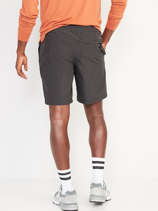 Image number 4 showing, StretchTech Water-Repellent Jogger Shorts -- 9-inch inseam